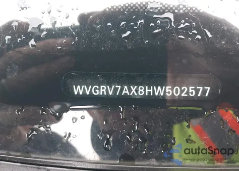 2017 Volkswagen Tiguan Wolfsburg Edition z USA, uszkodzony, nr VIN WVGRV7AX8HW502577